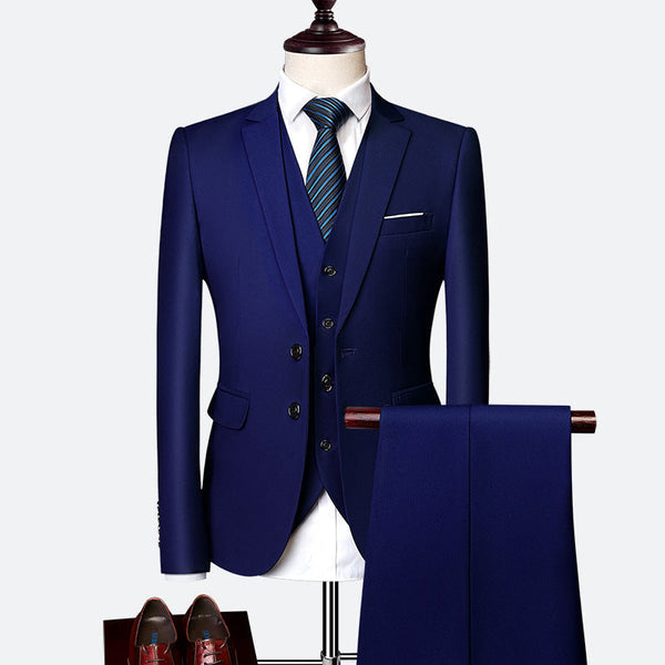 Luxe 3-delig Slim Fit Pak voor Heren