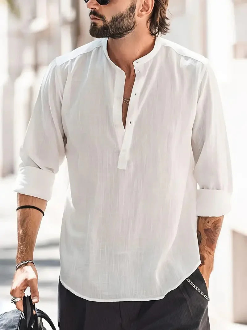 Classic Men’s Linen Shirt