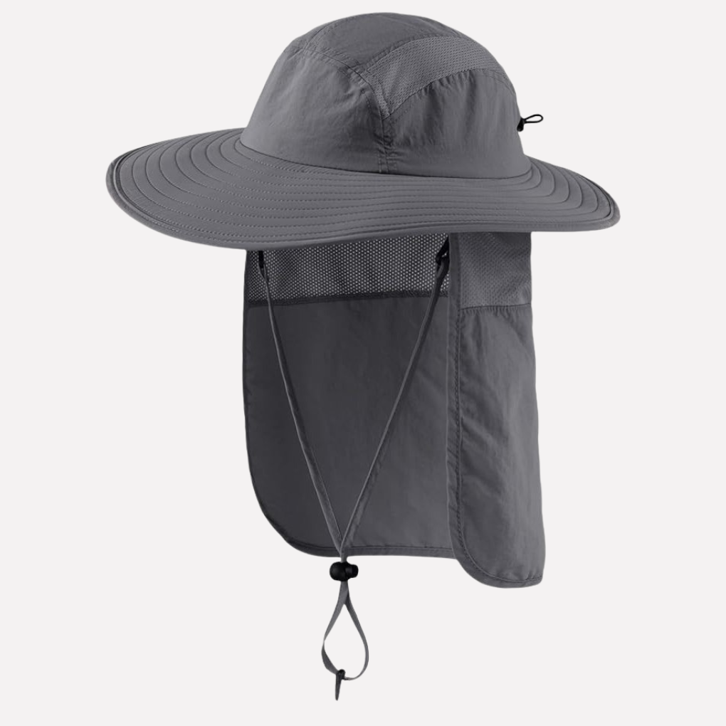 Fishing Hat with Neck Flap for Outdoor Protection
