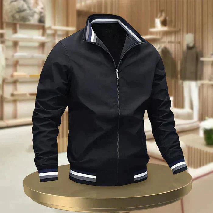 comfortable Men’s Jacket with Zipper for Everyday Comfort