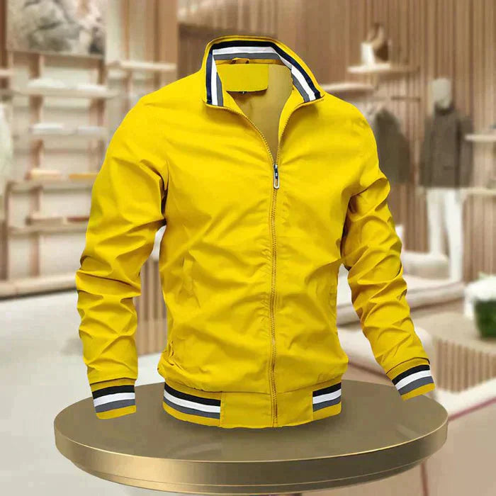 comfortable Men’s Jacket with Zipper for Everyday Comfort
