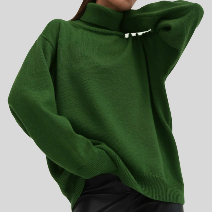 Modern Rollneck Sweater for Women – Elevated Cold-Weather Layer