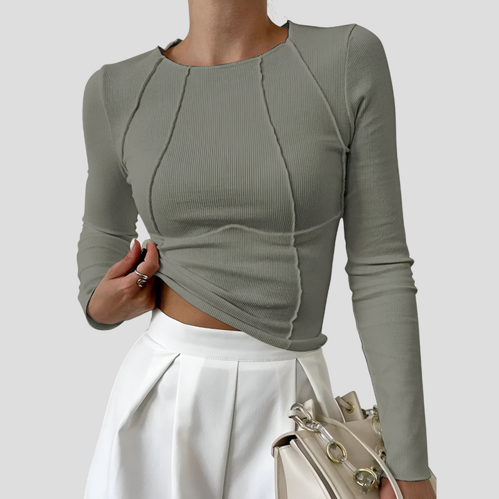Basic Long-Sleeved Women's Top