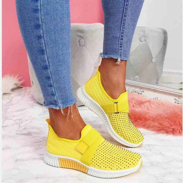 Breathable comfortable Slip-On Sneakers for Women