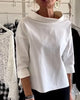 comfortable Top with Wide Lapels and Half Turtleneck for a Stylish Look