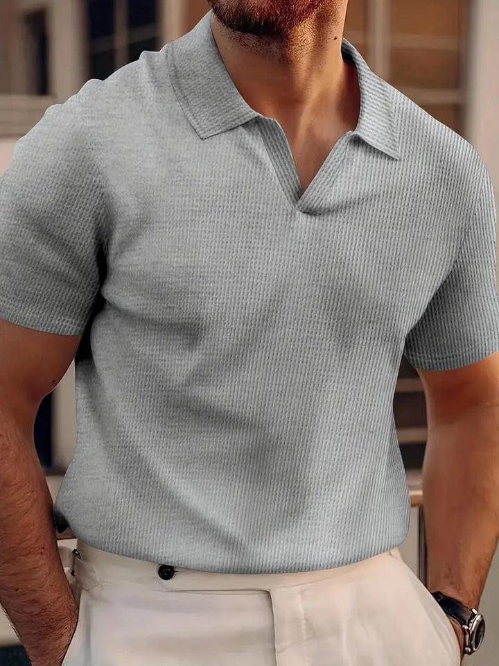 Casual Men’s Polo Shirt Without Buttons