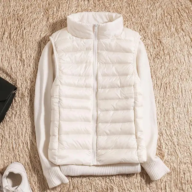 Women's Ultra Light Down Vest Warm & Lightweight