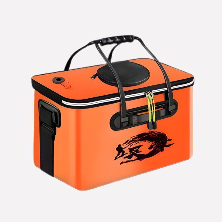 Fishing Bucket with Integrated Live Fish Storage