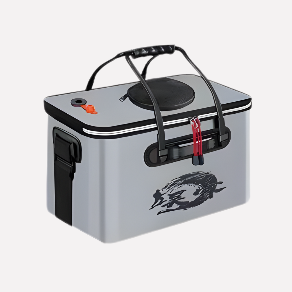 Fishing Bucket with Integrated Live Fish Storage
