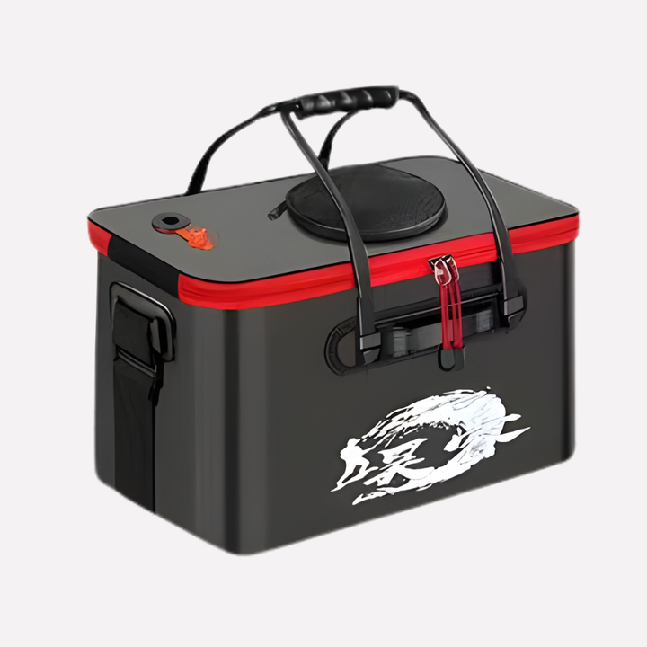 Fishing Bucket with Integrated Live Fish Storage