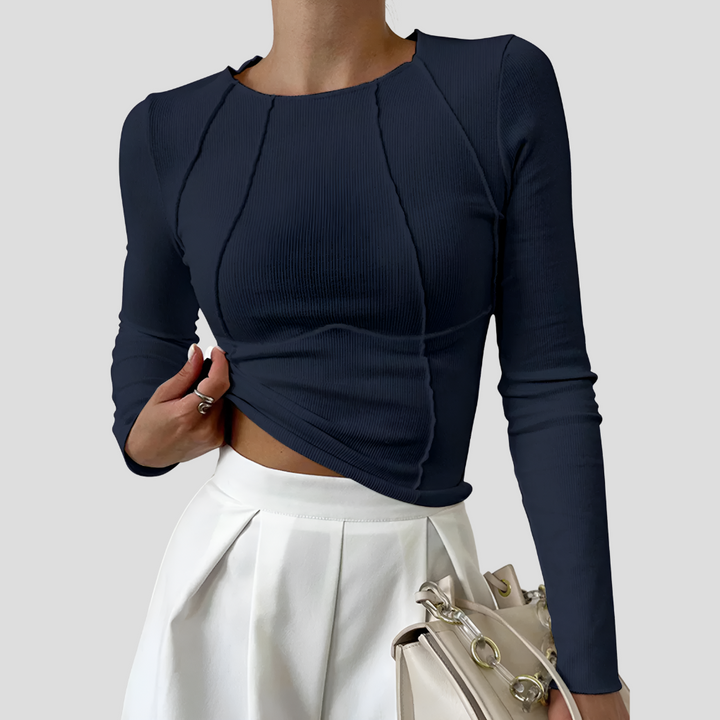 Basic Long-Sleeved Women's Top