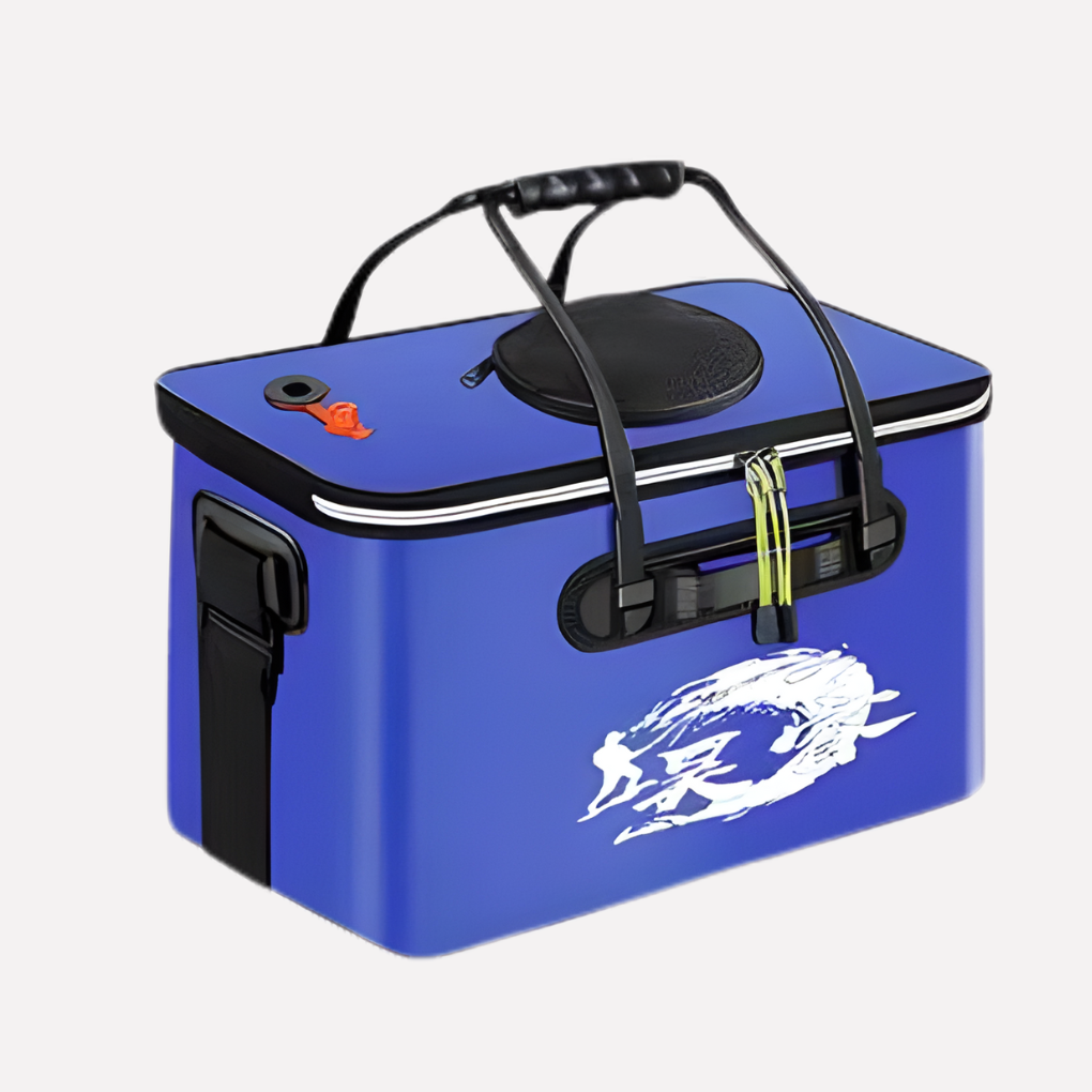Fishing Bucket with Integrated Live Fish Storage