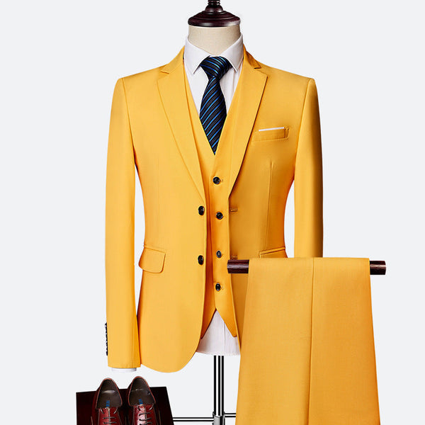 Luxe 3-delig Slim Fit Pak voor Heren