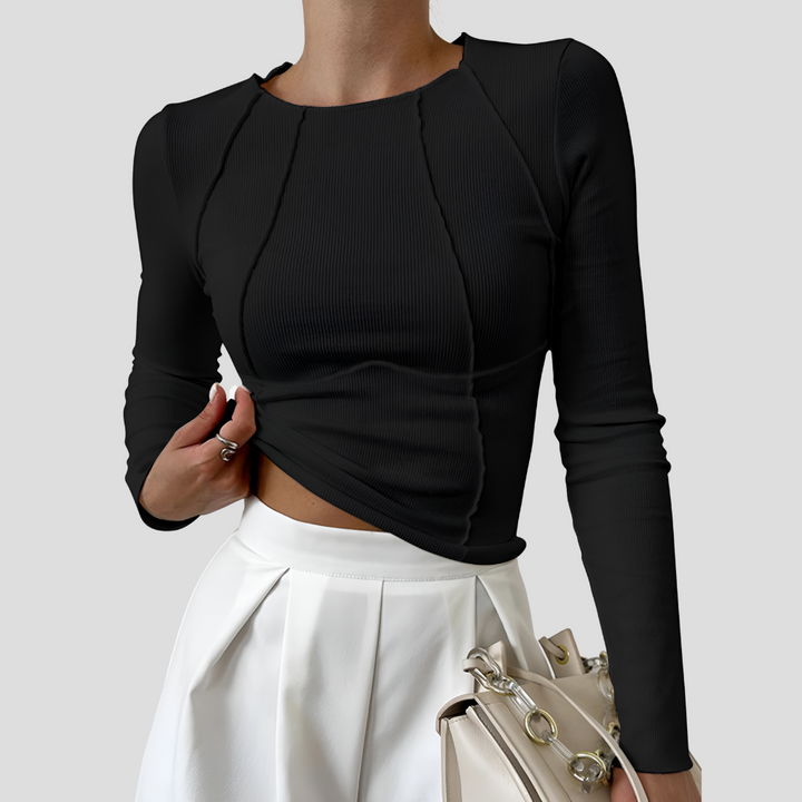Basic Long-Sleeved Women's Top