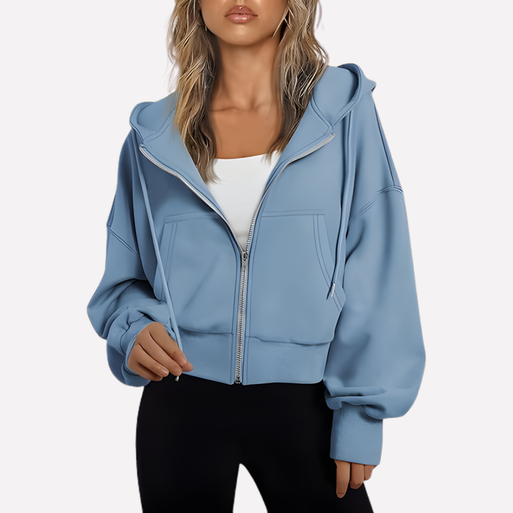 Women’s Graphic Pullover Sweatshirt – Casual Everyday Style