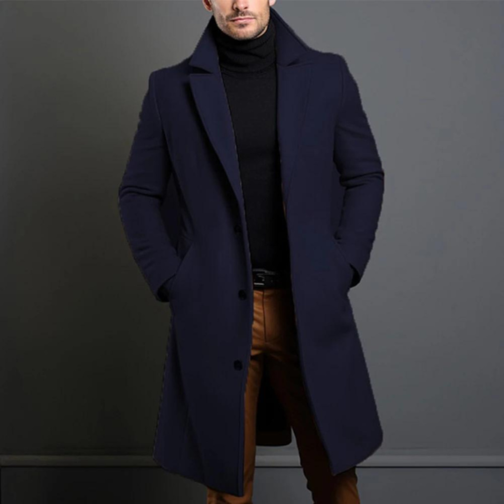 Men's Wool-like Coat – Timeless Style for Chilly Days