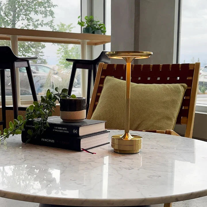 LuminLight Wireless Rechargeable LED Table Lamp