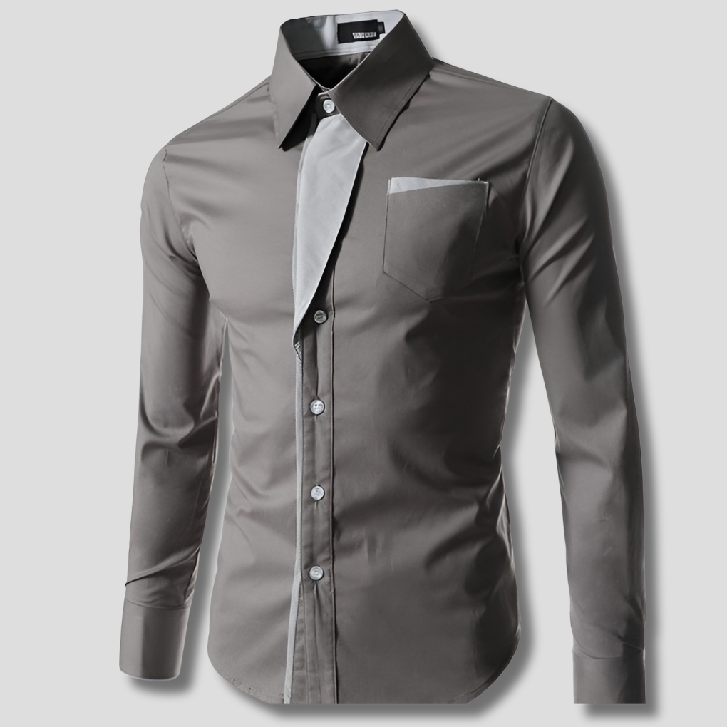 Men’s Long-Sleeve Shirt – Classic Cotton Design