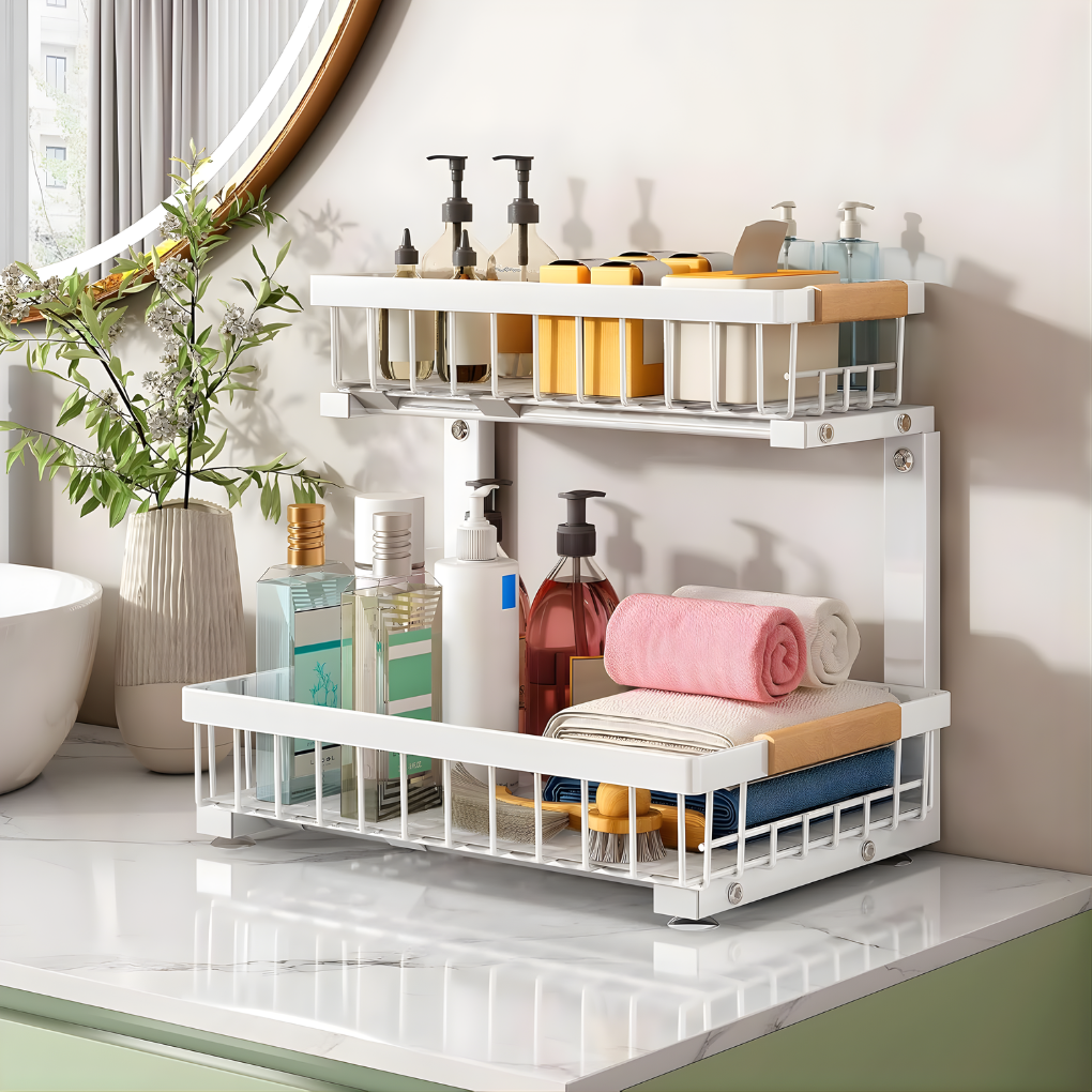 Under Sink Sliding Organizers