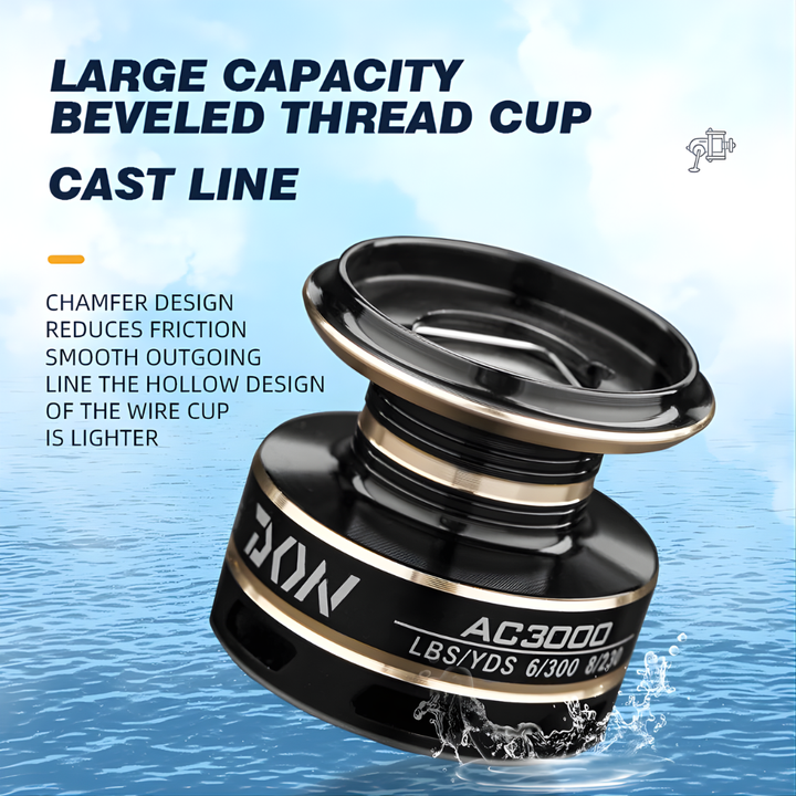 Spinning Fishing Reel for Sea and Freshwater Use