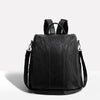 Women’s Anti-Theft Leather Backpack Convertible Design with Hidden Pockets for Travel & Daily Use