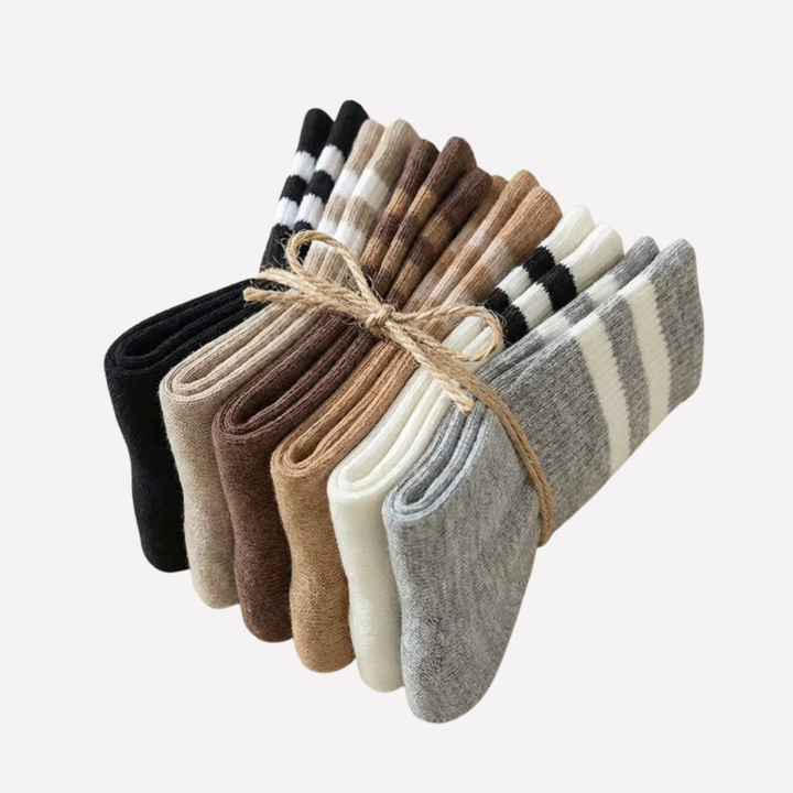 Women’s Striped Crew Socks