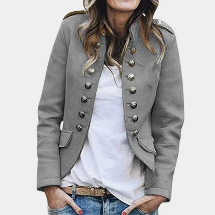 Women's Double Breasted Wool-like Coat