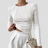 Basic Long-Sleeved Women's Top