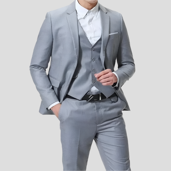 Men’s Black Three Piece Suit