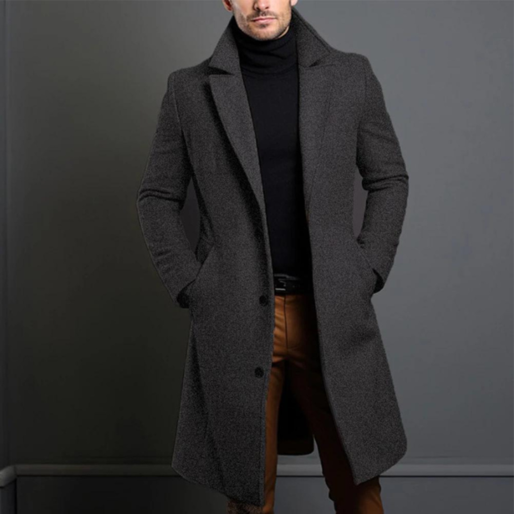 Men's Wool-like Coat – Timeless Style for Chilly Days