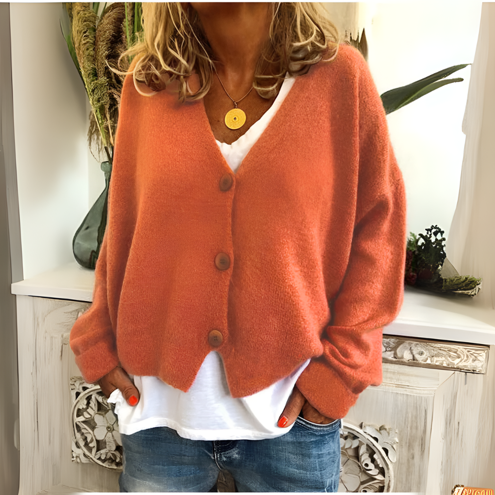 Women’s Soft Knit Relaxed Fit Cardigan