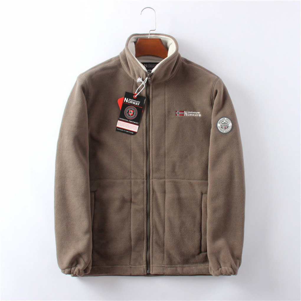 Windproof and Comfortable Men’s Fleece Jacket