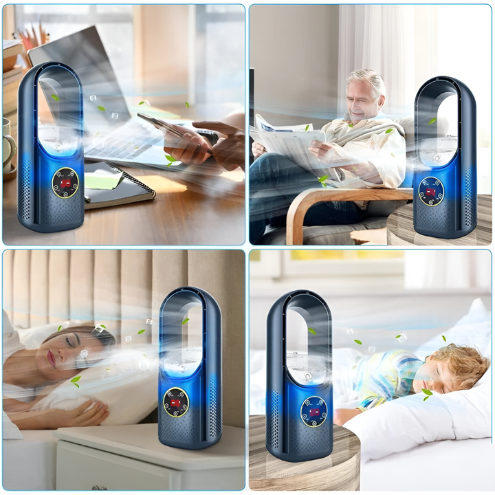 Portable Bladeless Tower Fan