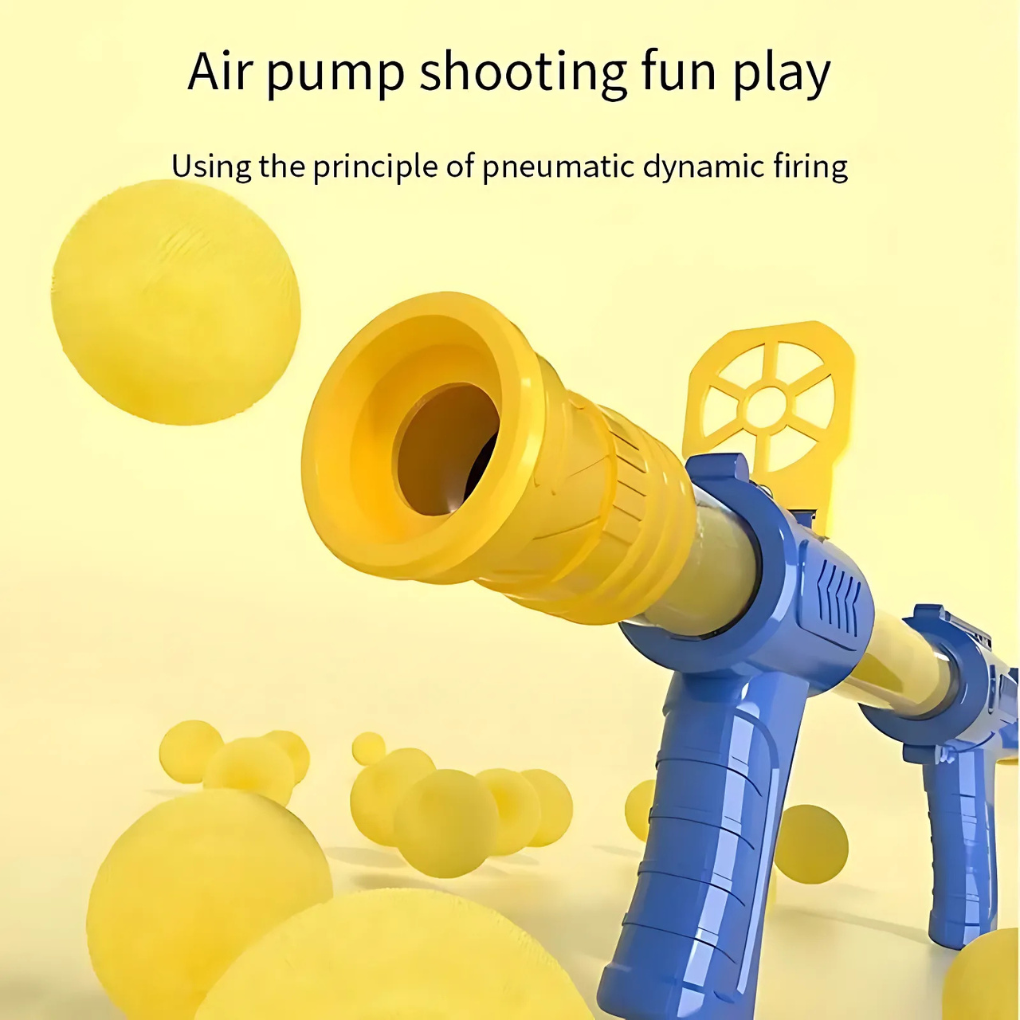 Air Powered Soft Bullet Game with Walking Duck and Lights