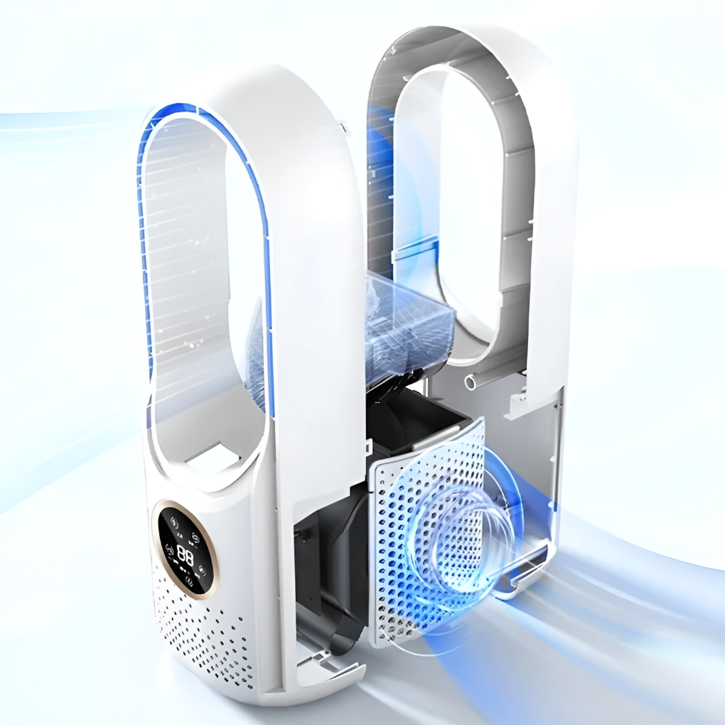Portable Bladeless Tower Fan