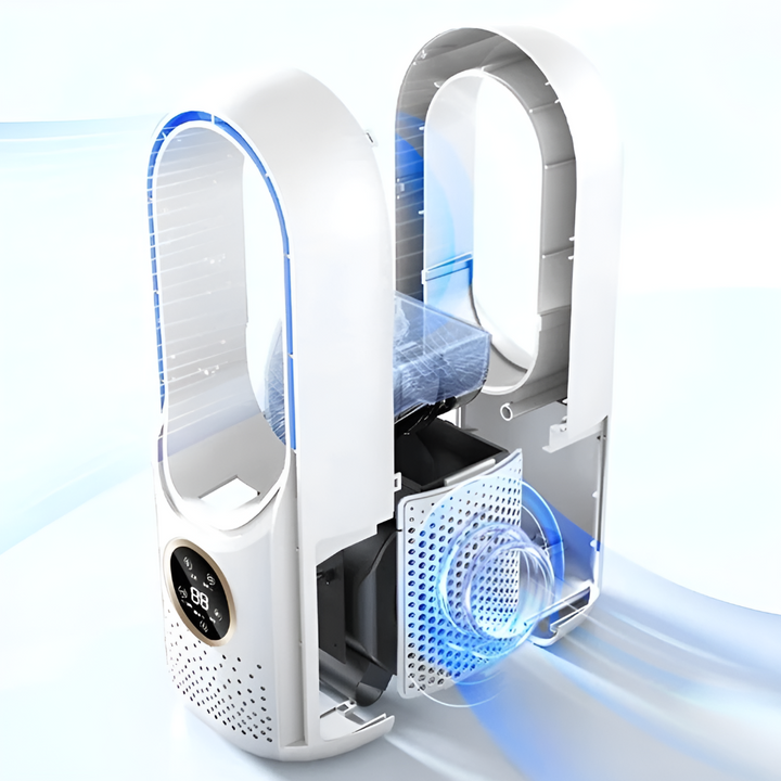Portable Bladeless Tower Fan