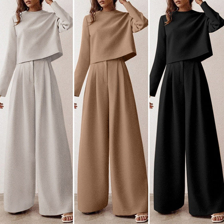 Elegant Two-Piece Palazzo Set