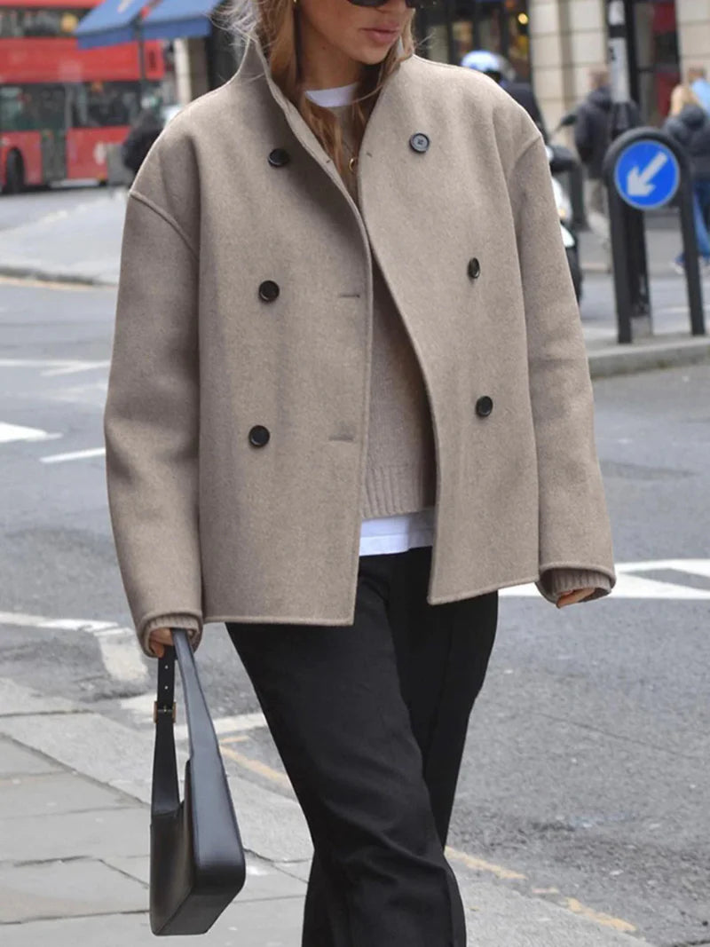 Women’s Short Wool-like Jacket