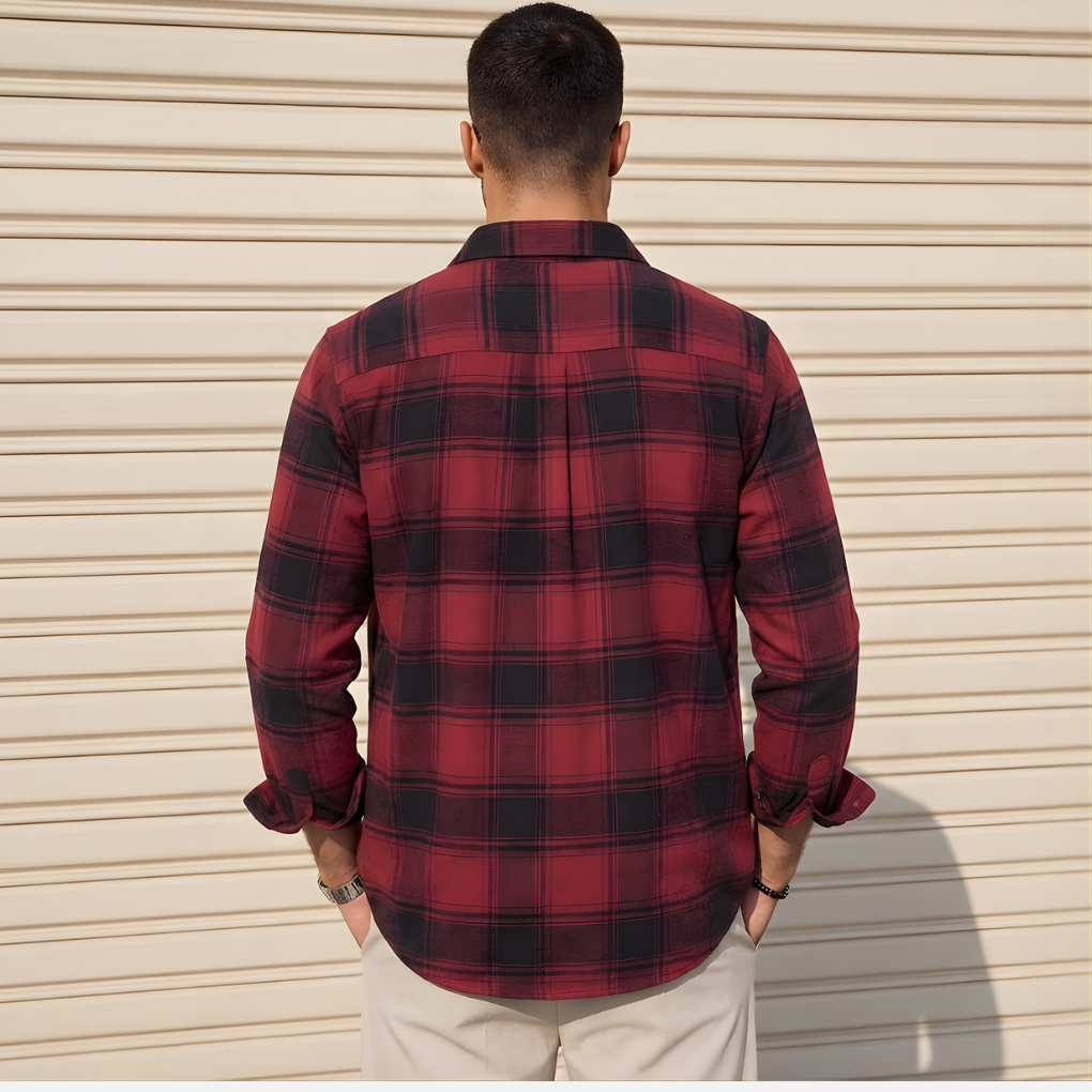 Men’s Plaid Flannel Shirt