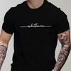 comfortable Men’s T-Shirt with Crew Neck and Minimalist Print