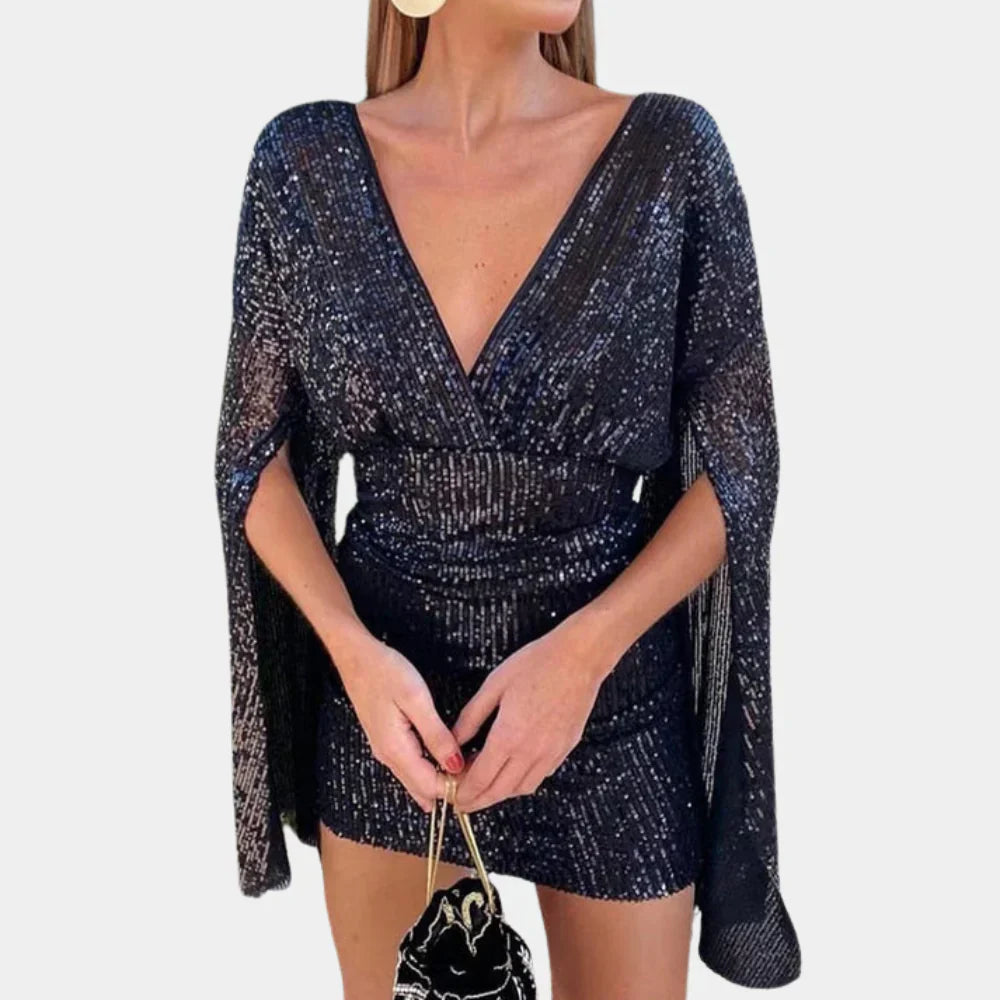 Glamour Dress with Shimmering Details