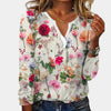 comfortable Floral Women's Blouse