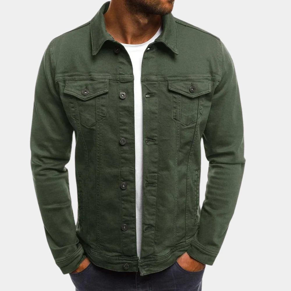comfortable Denim Jacket for Men Timeless Style Meets Everyday Comfort