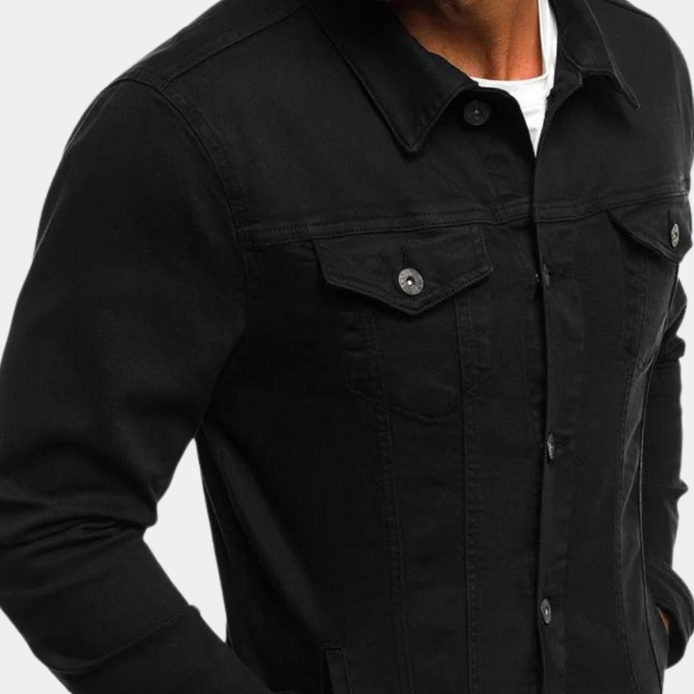 comfortable Denim Jacket for Men Timeless Style Meets Everyday Comfort