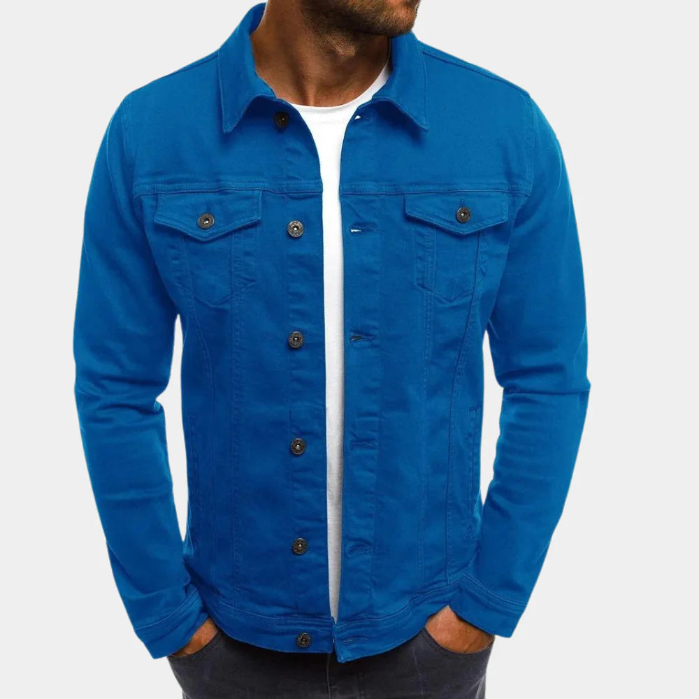 comfortable Denim Jacket for Men Timeless Style Meets Everyday Comfort