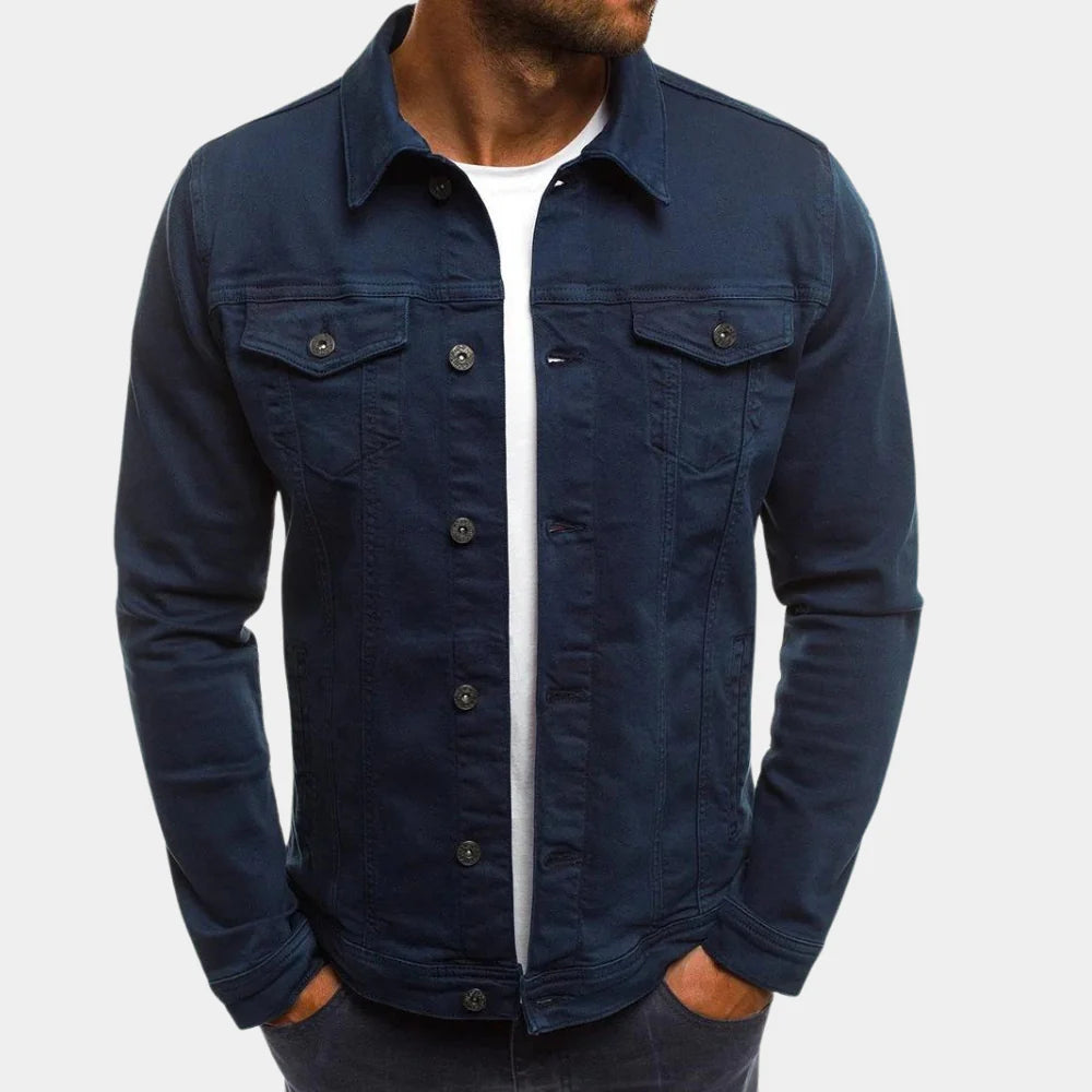 comfortable Denim Jacket for Men Timeless Style Meets Everyday Comfort