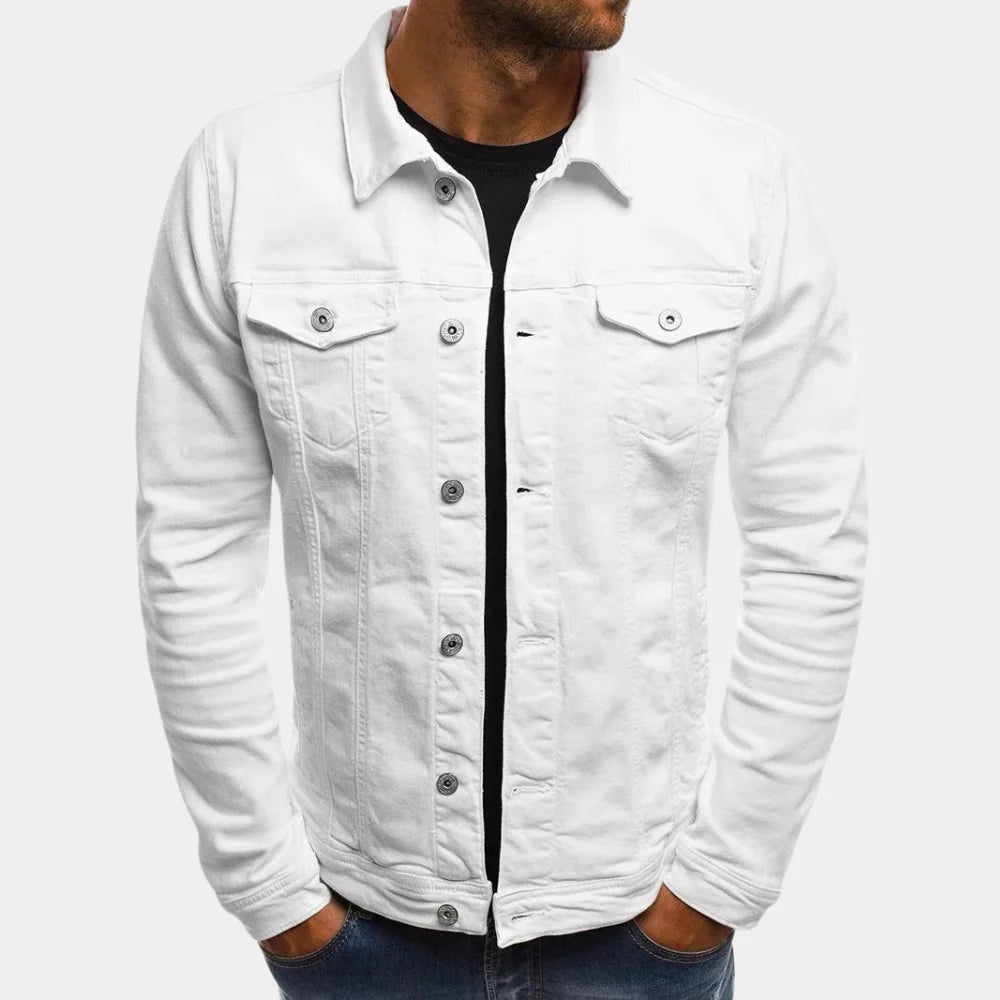 comfortable Denim Jacket for Men Timeless Style Meets Everyday Comfort