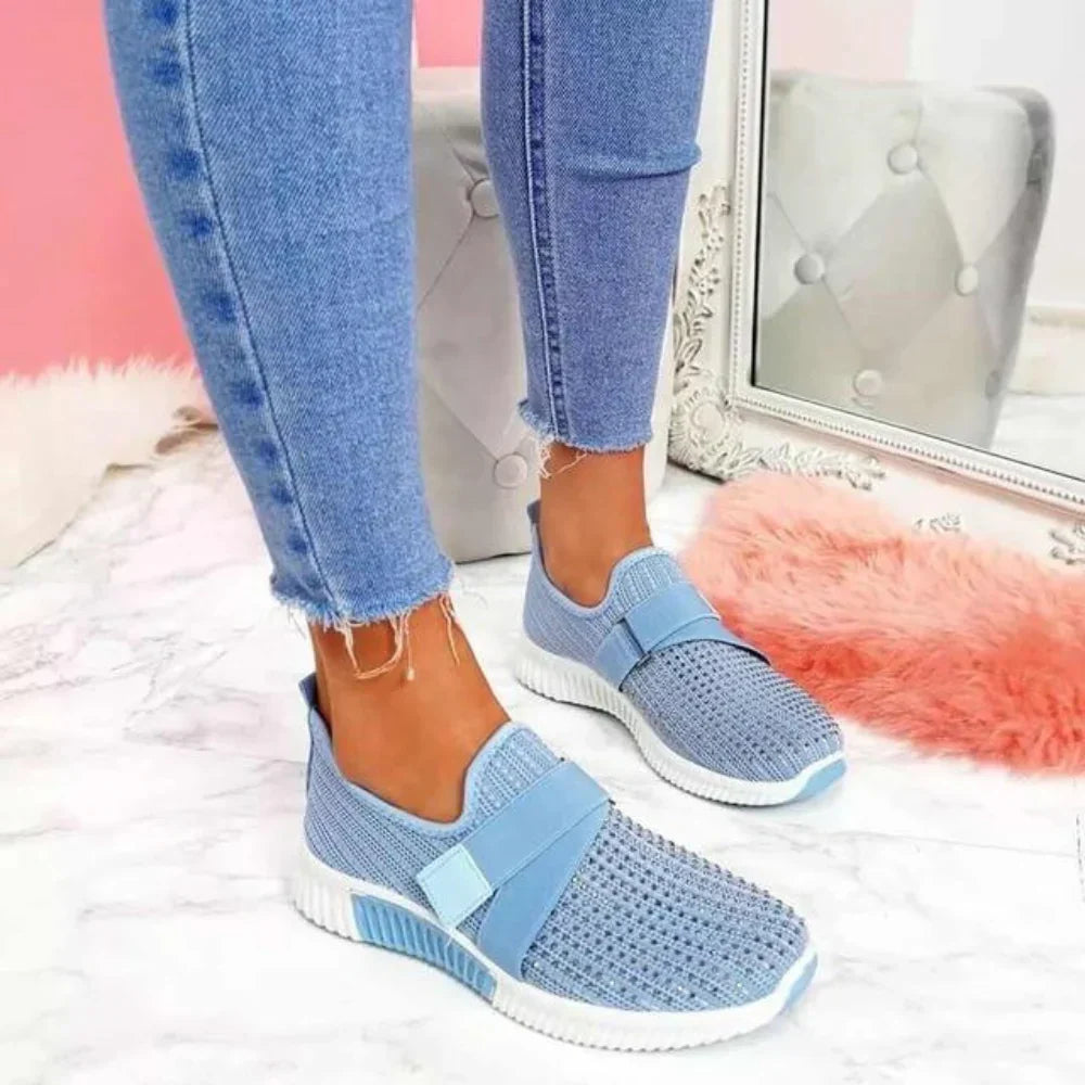 Breathable comfortable Slip-On Sneakers for Women