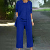 Elegant Three-Piece Pantsuit for Women