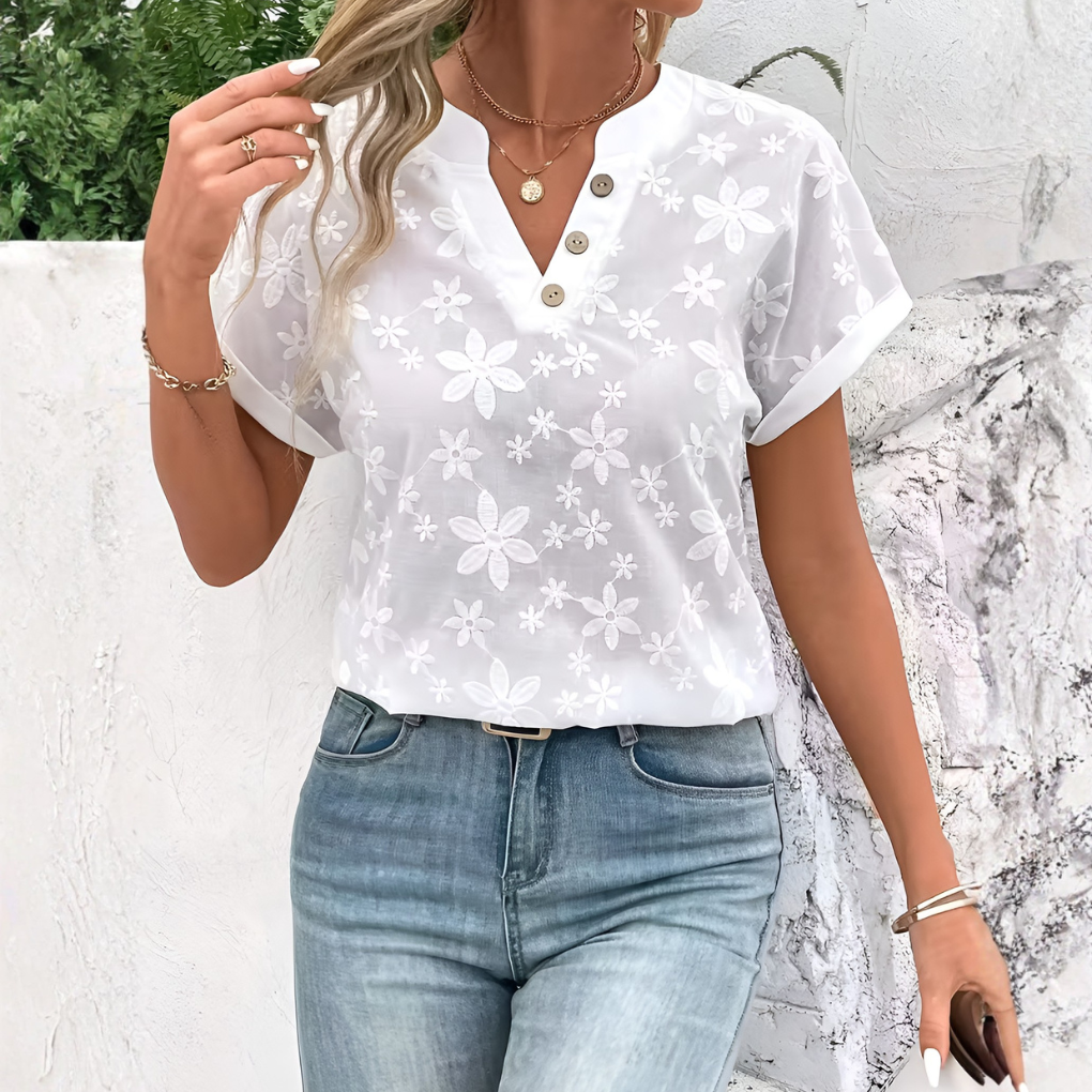 Women’s Elegant Button-Front Shirt